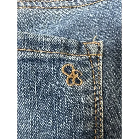 Jessica Simpson Jeans Size 8 Womens Stretch Mid-rise Blue Straight leg inseam 28 - Picture 5 of 8